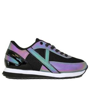 YRU Flash iridescent black sneakers